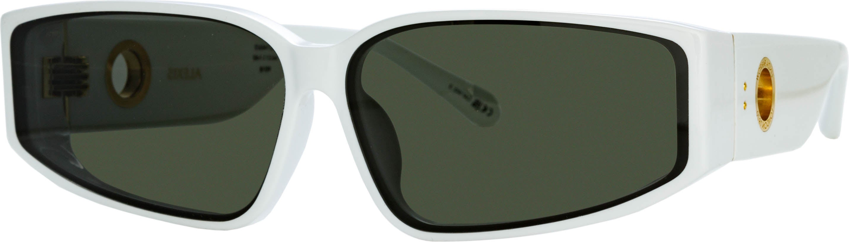 Color_LFL1465C2SUN - Alexis Angular Sunglasses in White