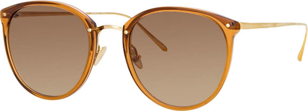 Color_LFLC251C75SUN - The Calthorpe | Oval Sunglasses in Brown Frame (C75)