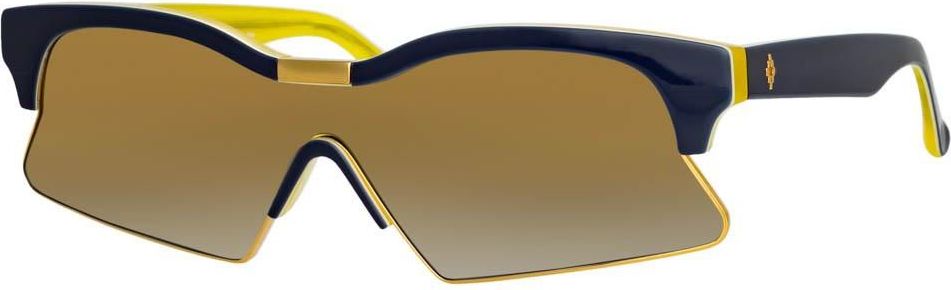 Color_Marcelo Burlon 3 Special Sunglasses in Black and Yellow