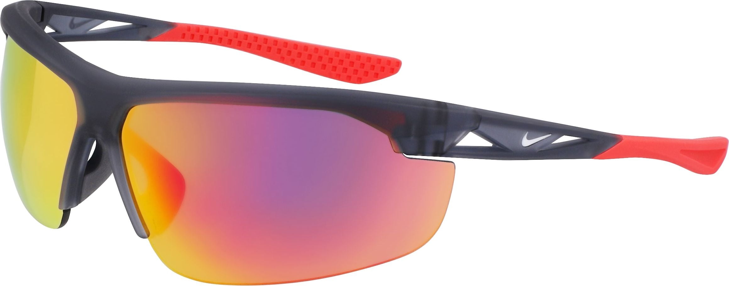 Color_(021) MATTE DARK GREY / RED MIRROR