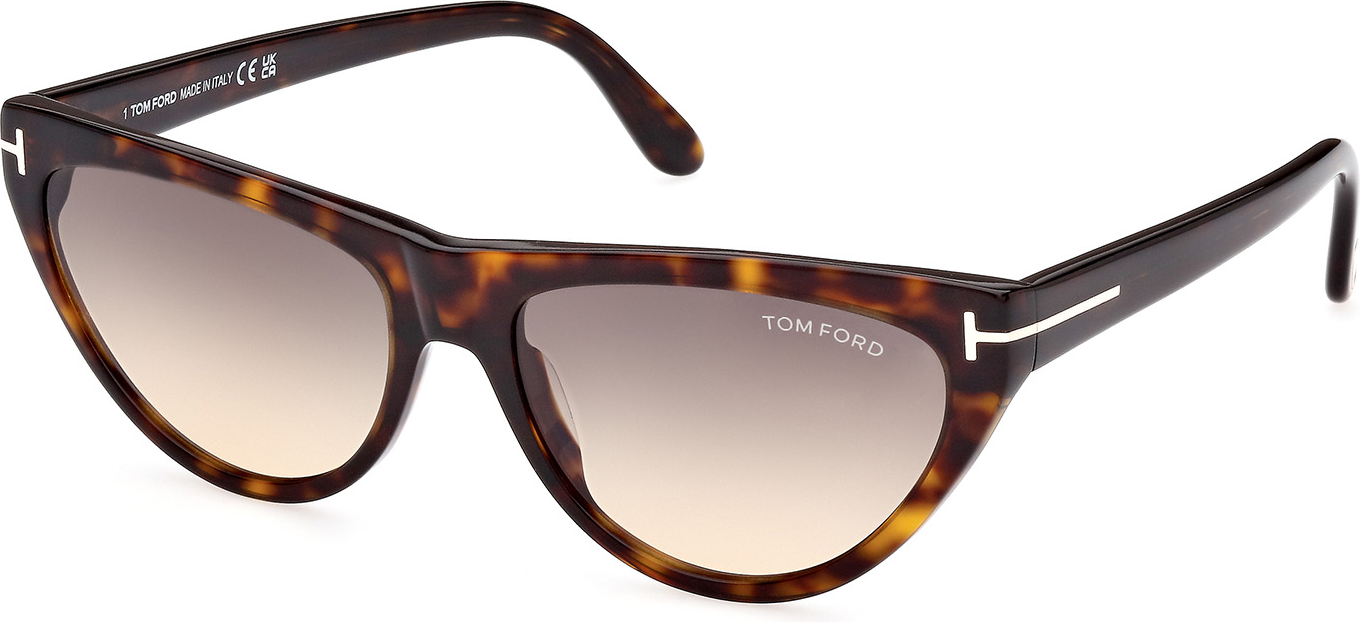 Color_52B - dark havana / gradient smoke