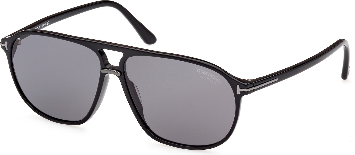 Color_01D - shiny black / smoke polarized