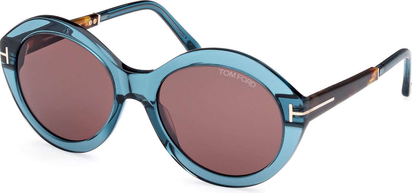 Color_90E - shiny blue / brown