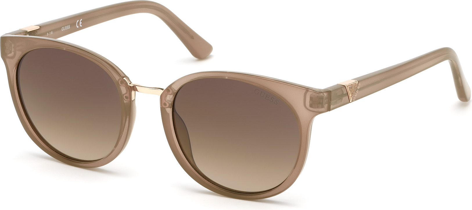 Color_57G - shiny beige / brown mirror