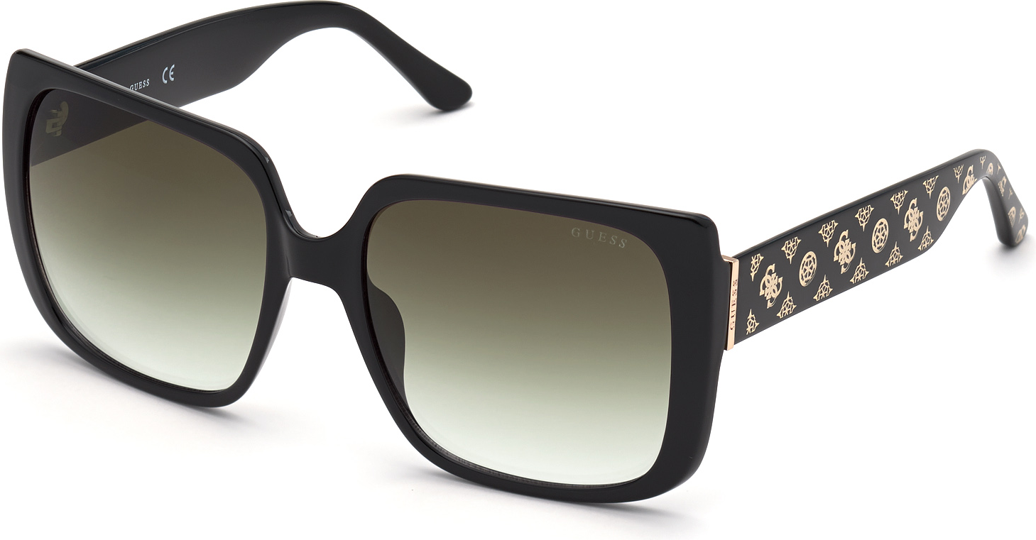 Color_01P - shiny black / gradient green